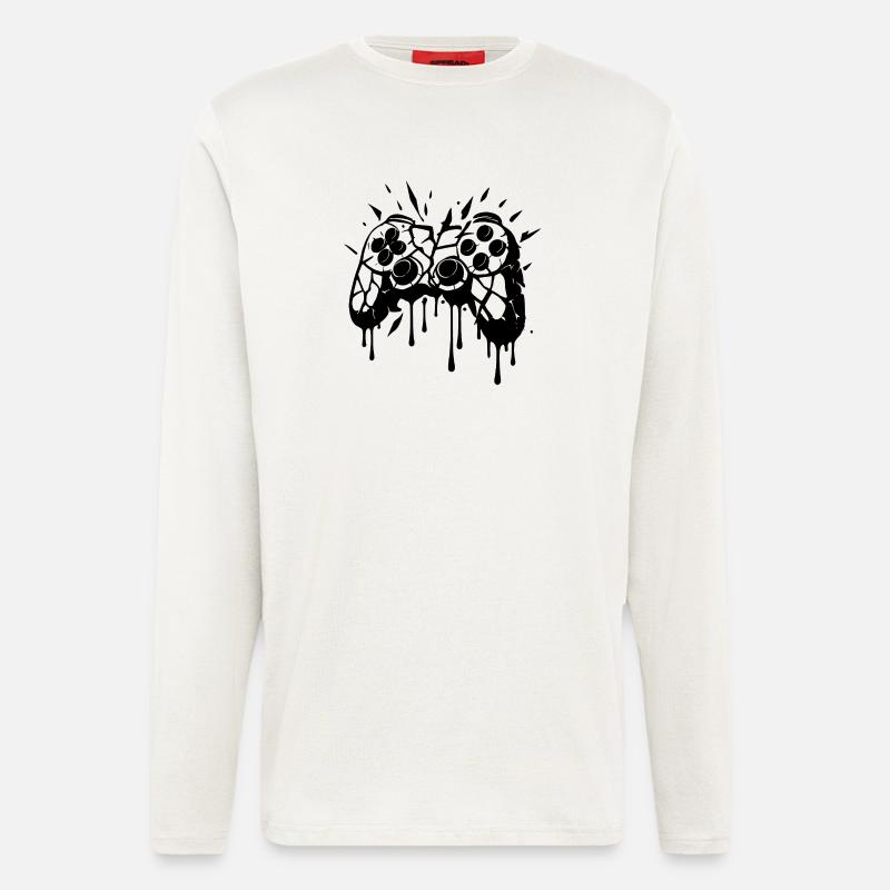 Kaputter Controller - Langarmshirt - made by SPREAD  - OFF WHITE
