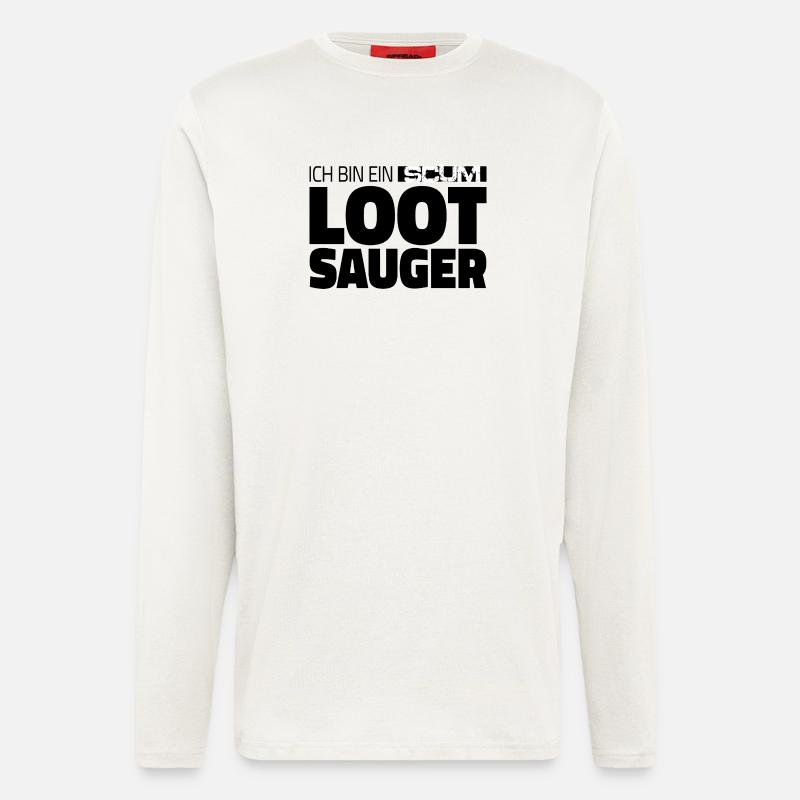 LOOTSAUGER 1.0 - Langarmshirt - made by SPREAD  - OFF WHITE