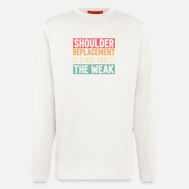 Shoulder Replacement - Langarmshirt - made by SPREAD  - OFF WHITE