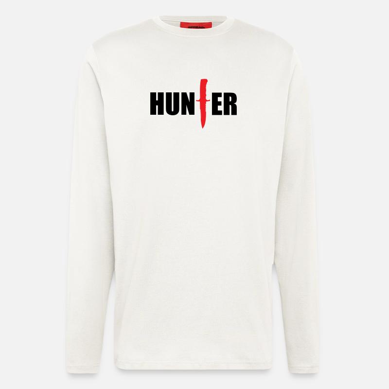 Wildjäger – Jagd - Langarmshirt - made by SPREAD  - OFF WHITE