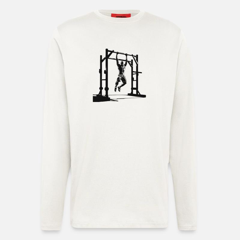 Pull-Up Silhouette - Langarmshirt - made by SPREAD  - OFF WHITE