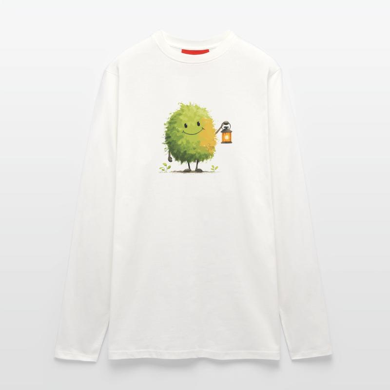 Buschfreund mit Laterne Langarmshirt - made by SPREAD 