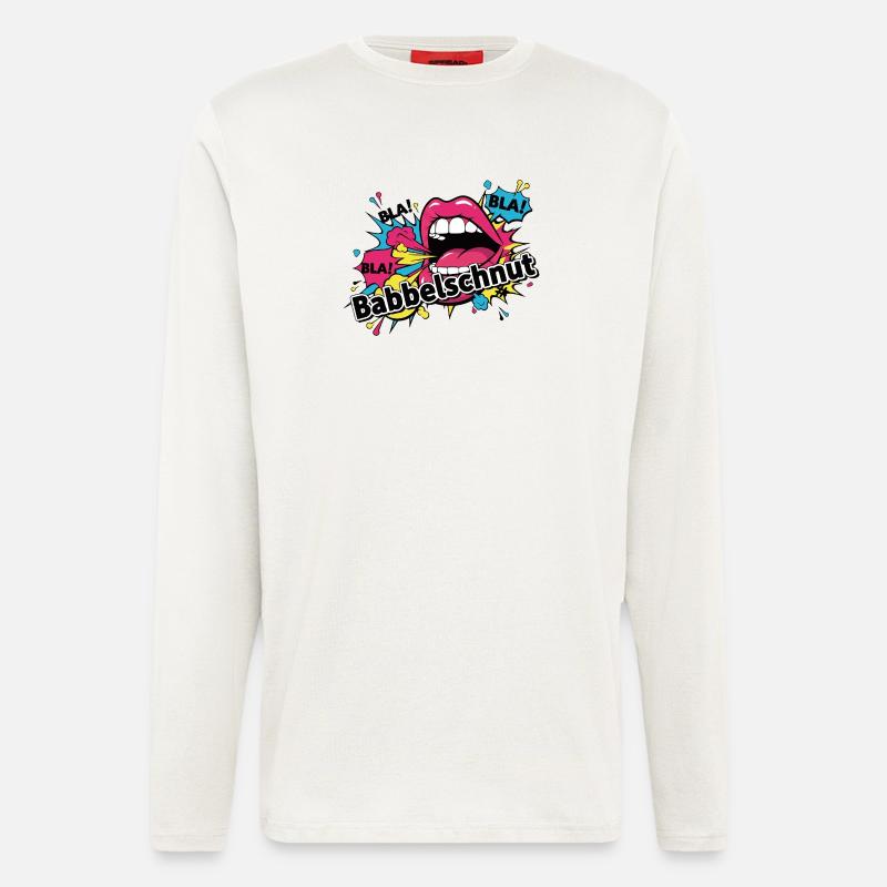 Babbelschnut - Baden proverb dialect - Longsleeve - made by SPREAD  - OFF WHITE