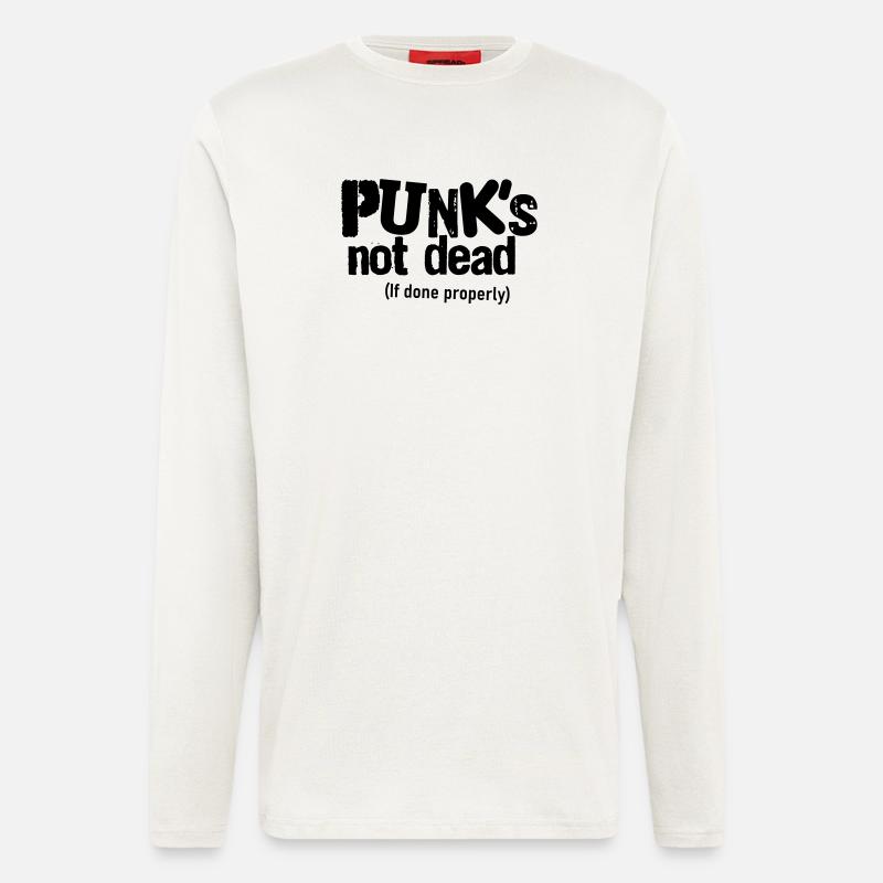 Punk if done properly - Longsleeve - made by SPREAD  - OFF WHITE