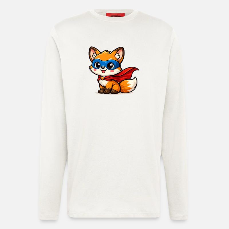 held Fox – Little Super Fox - Longsleeve - made by SPREAD  - OFF WHITE