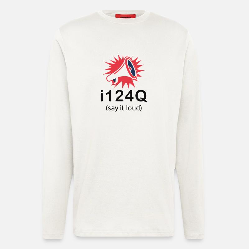 i124Q – Bold Statement Dark Edition - Langarmshirt - made by SPREAD  - OFF WHITE