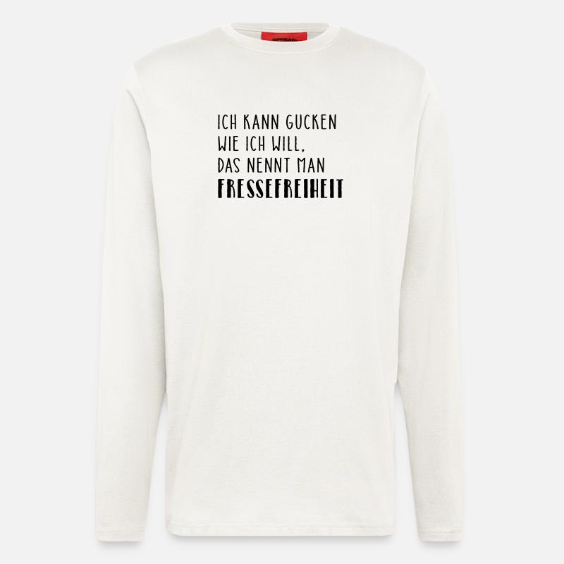 Fressefreiheit - Langarmshirt - made by SPREAD  - OFF WHITE