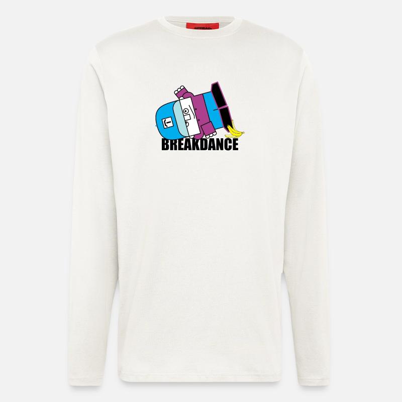 Bananen-Breakdance-Bot - Langarmshirt - made by SPREAD  - OFF WHITE