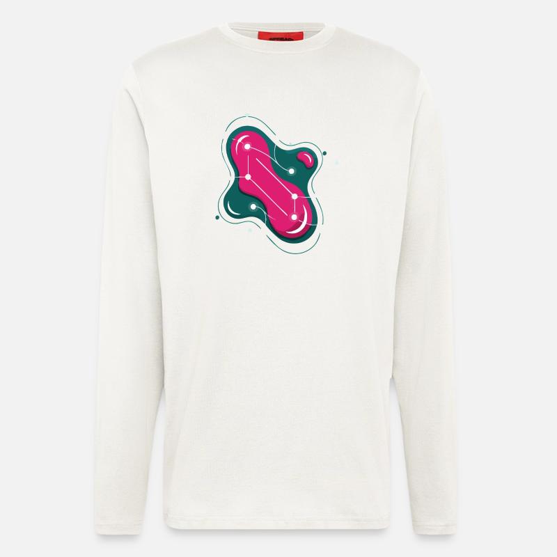 Constellation Bright Rose - Longsleeve - made by SPREAD  - OFF WHITE