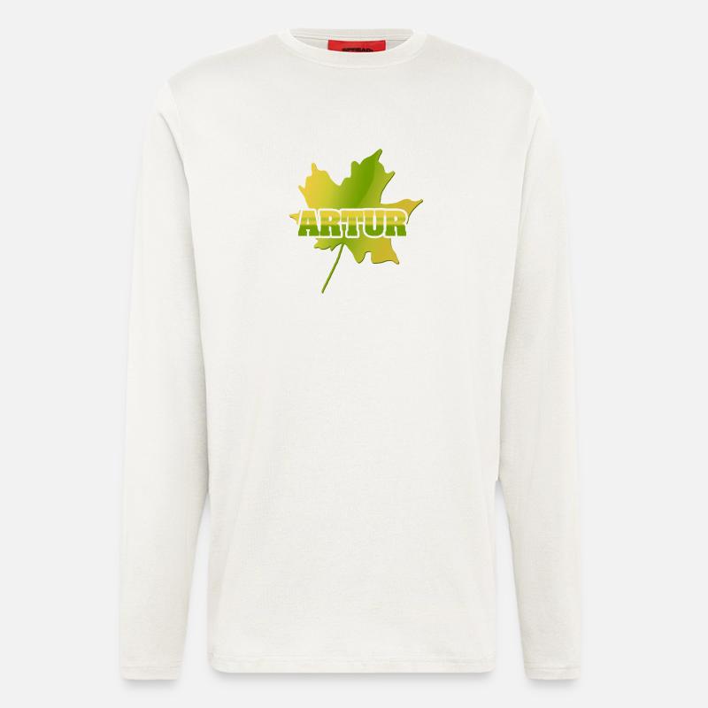 Maple Leaf Artur - Longsleeve - made by SPREAD  - OFF WHITE