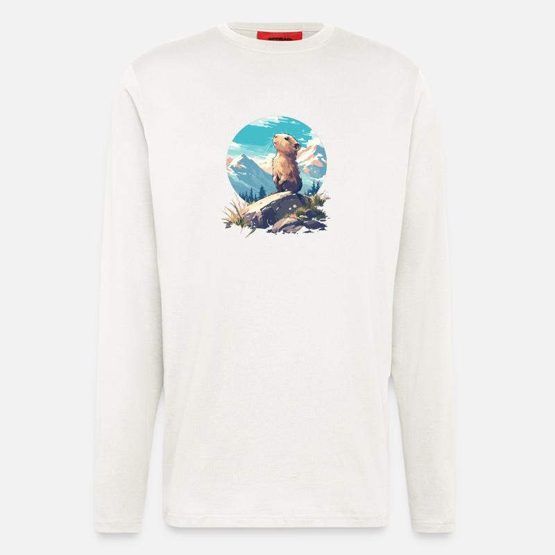 Lemminge Lemming - Langarmshirt - made by SPREAD  - OFF WHITE