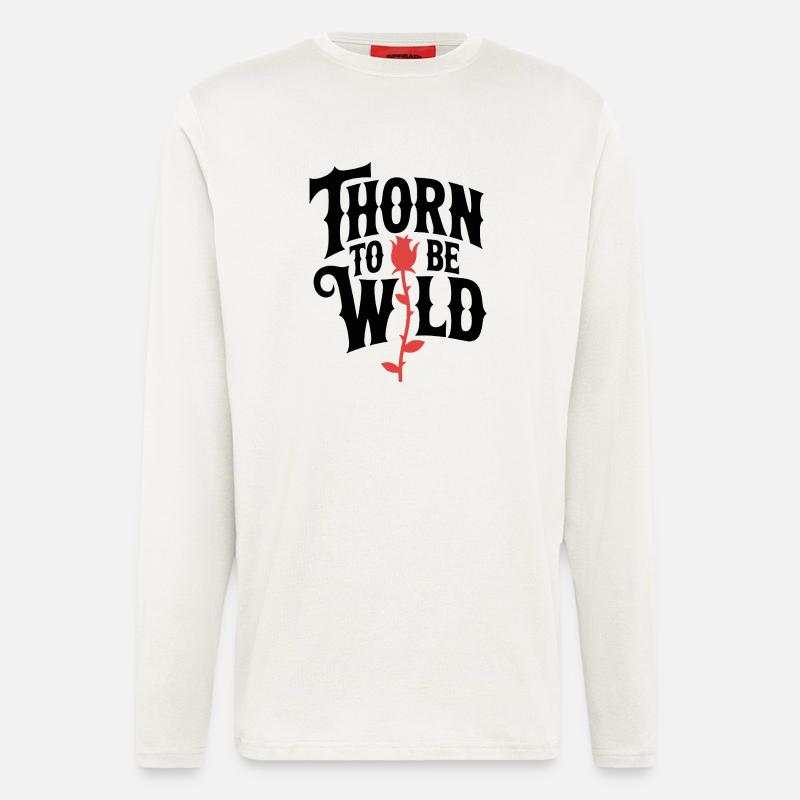 Rosenwild - Langarmshirt - made by SPREAD  - OFF WHITE