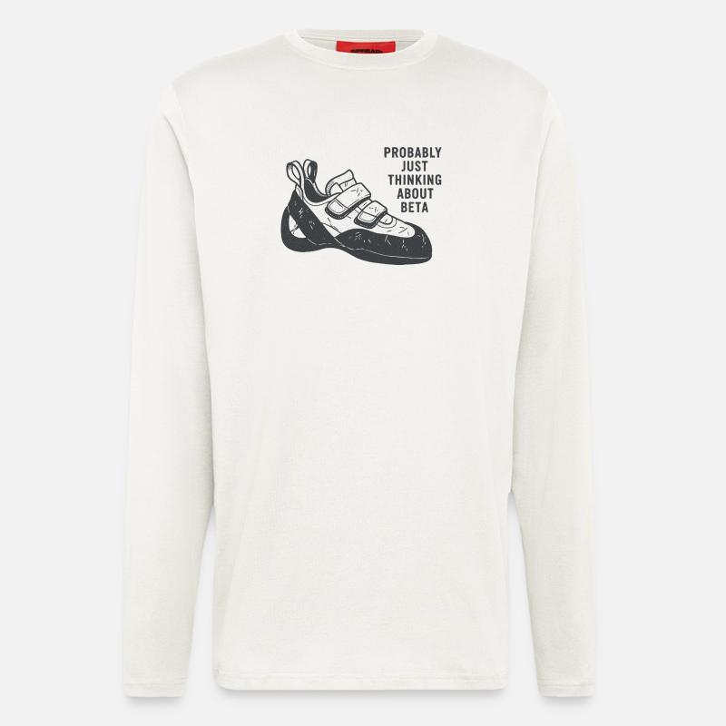 Beta Thought Sneaker Tee - Longsleeve - made by SPREAD  - OFF WHITE