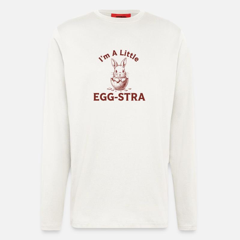 Egg-STRA Bunny Tee - Langarmshirt - made by SPREAD  - OFF WHITE