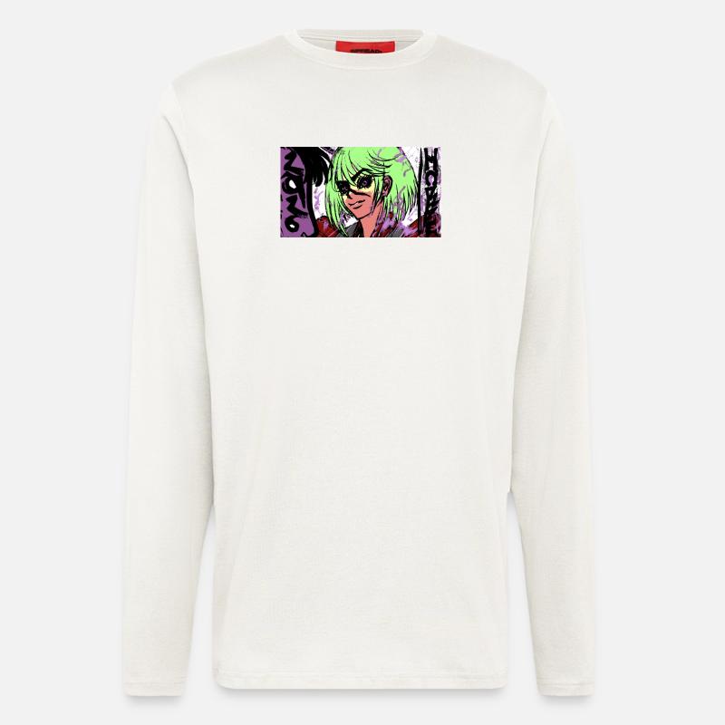 Geist des Feuerpferdes - Langarmshirt - made by SPREAD  - OFF WHITE