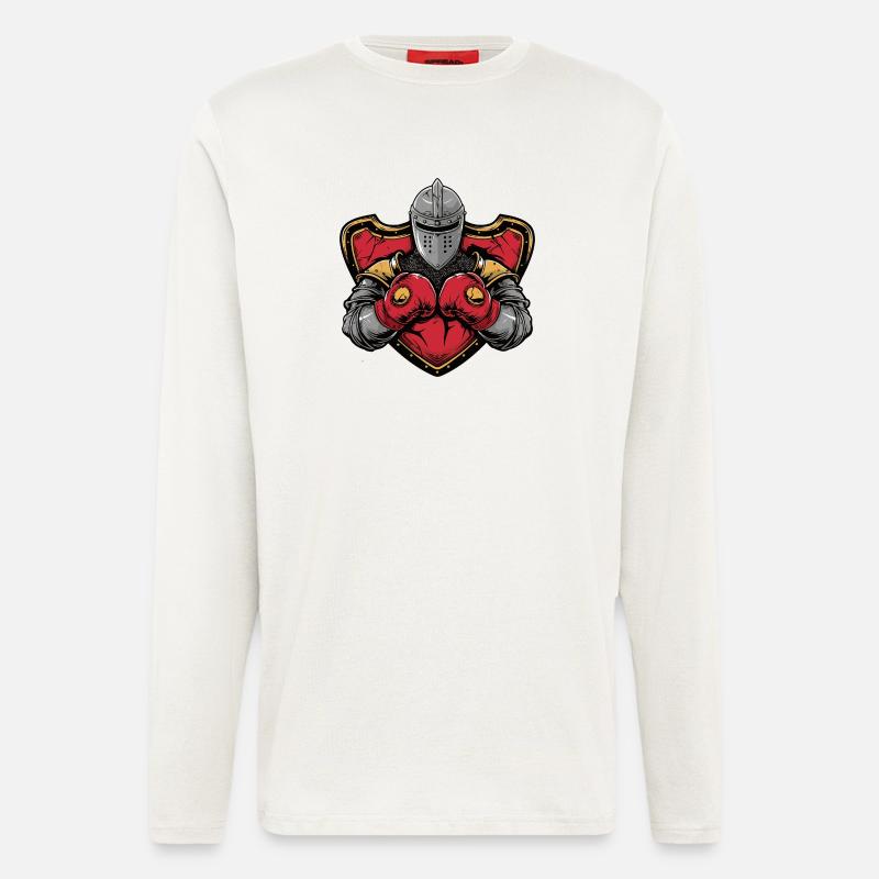 Ritter Boxer MMA - Langarmshirt - made by SPREAD  - OFF WHITE