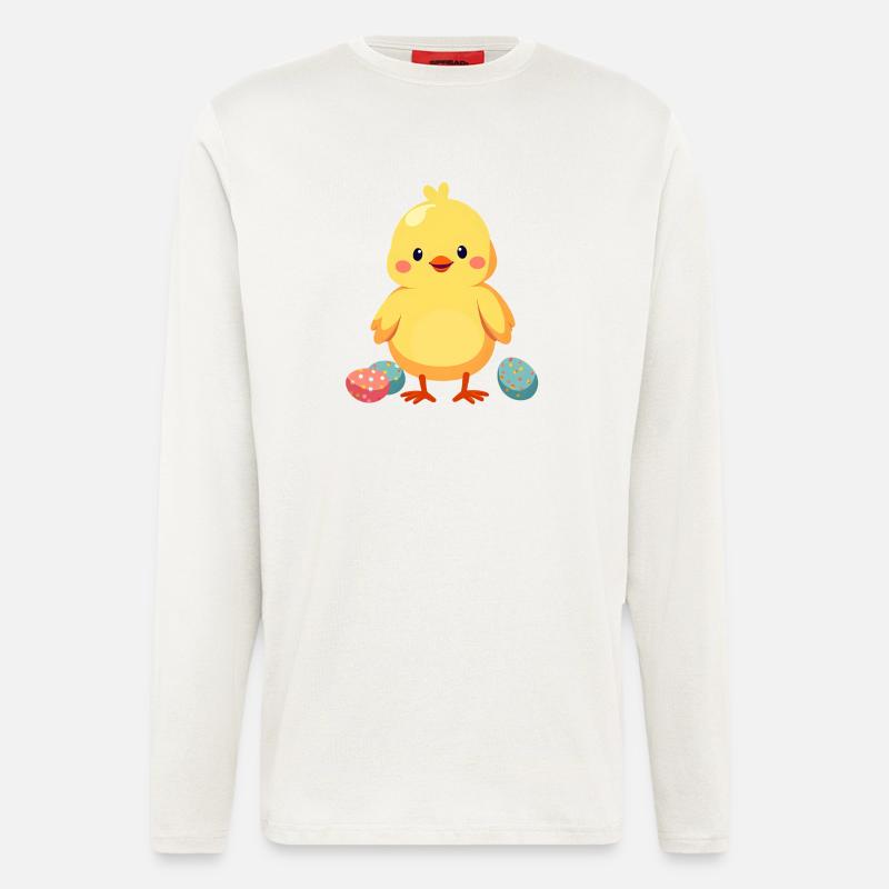 Chicks at Easter - Longsleeve - made by SPREAD  - OFF WHITE
