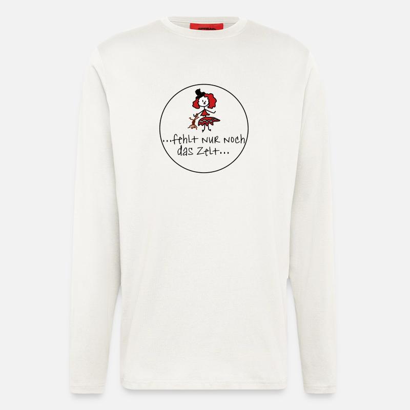 Tent missing - Longsleeve - made by SPREAD  - OFF WHITE