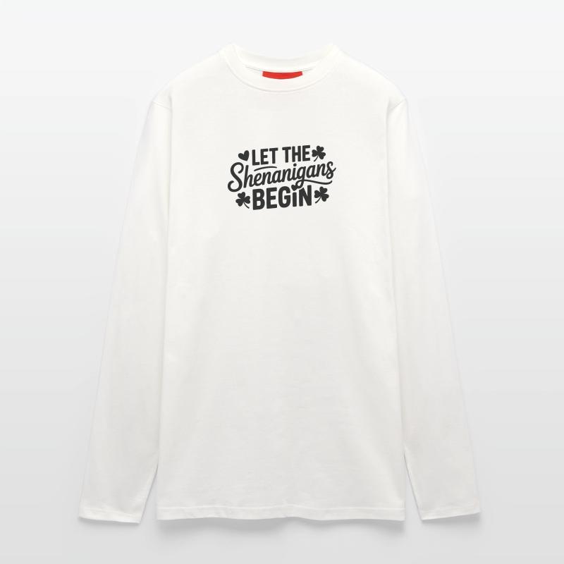 Shenanigans Begin Shamrock Script Longsleeve - made by SPREAD 