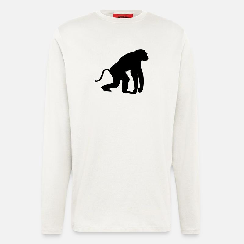 Monkey - Longsleeve - made by SPREAD  - OFF WHITE