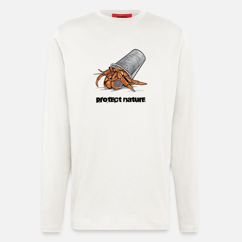 Hermit Crab Garbage - Longsleeve - made by SPREAD  - OFF WHITE
