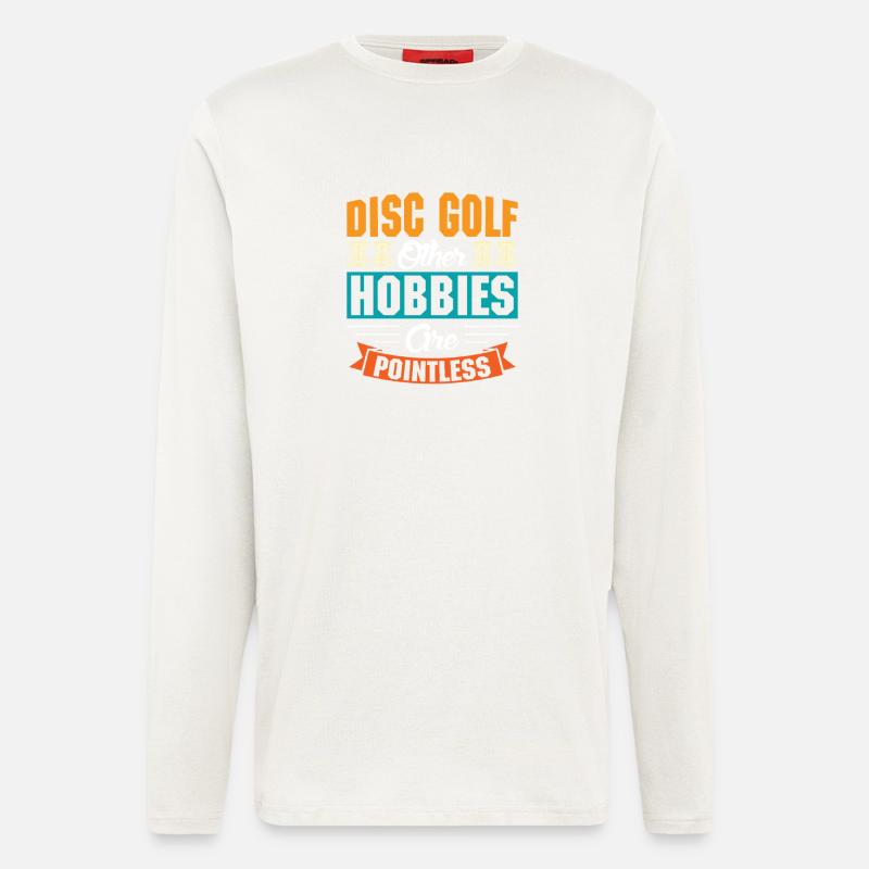 Disc Golf Geschenke Discgolf - Langarmshirt - made by SPREAD  - OFF WHITE