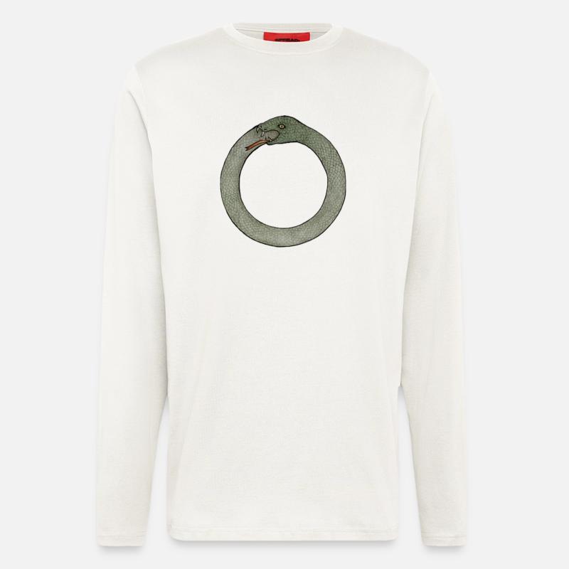 Coiled Serpent Emblem - Longsleeve - made by SPREAD  - OFF WHITE