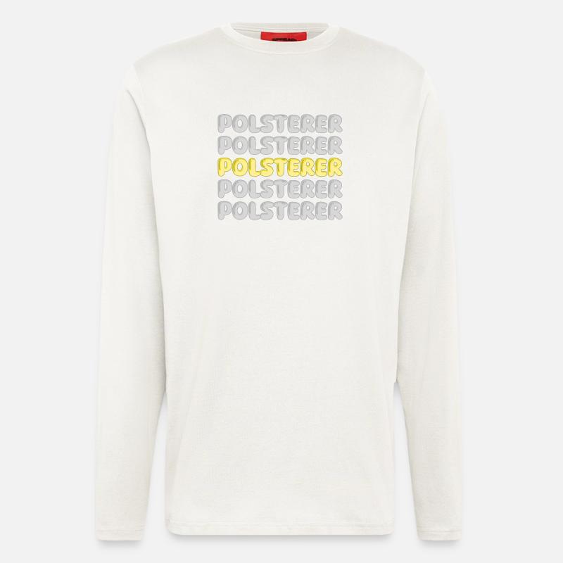 Upholsterer as a profession - Longsleeve - made by SPREAD  - OFF WHITE