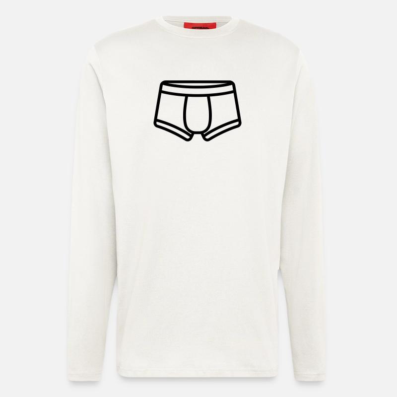 Boxershorts - Langarmshirt - made by SPREAD  - OFF WHITE