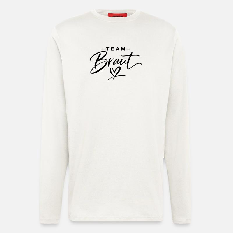 Team Braut - Langarmshirt - made by SPREAD  - OFF WHITE