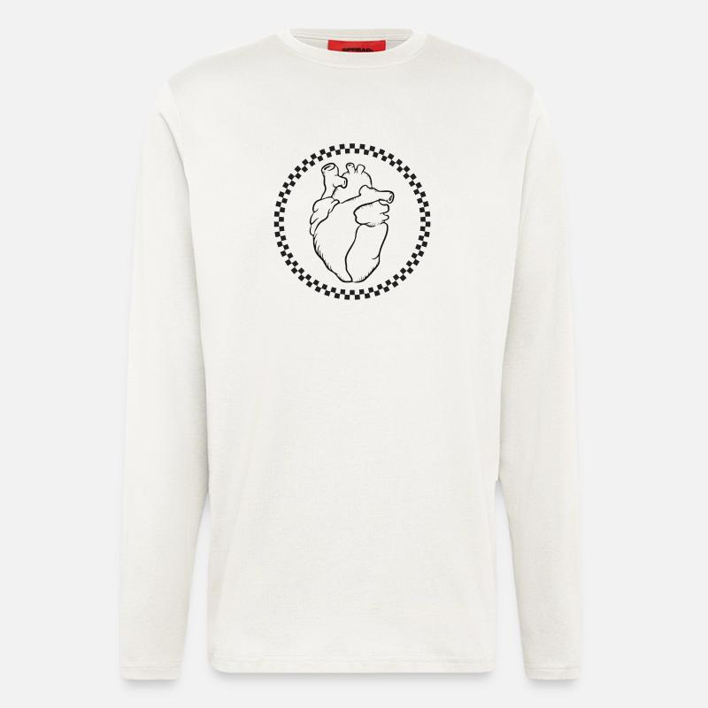 SKA.HEART - Langarmshirt - made by SPREAD  - OFF WHITE