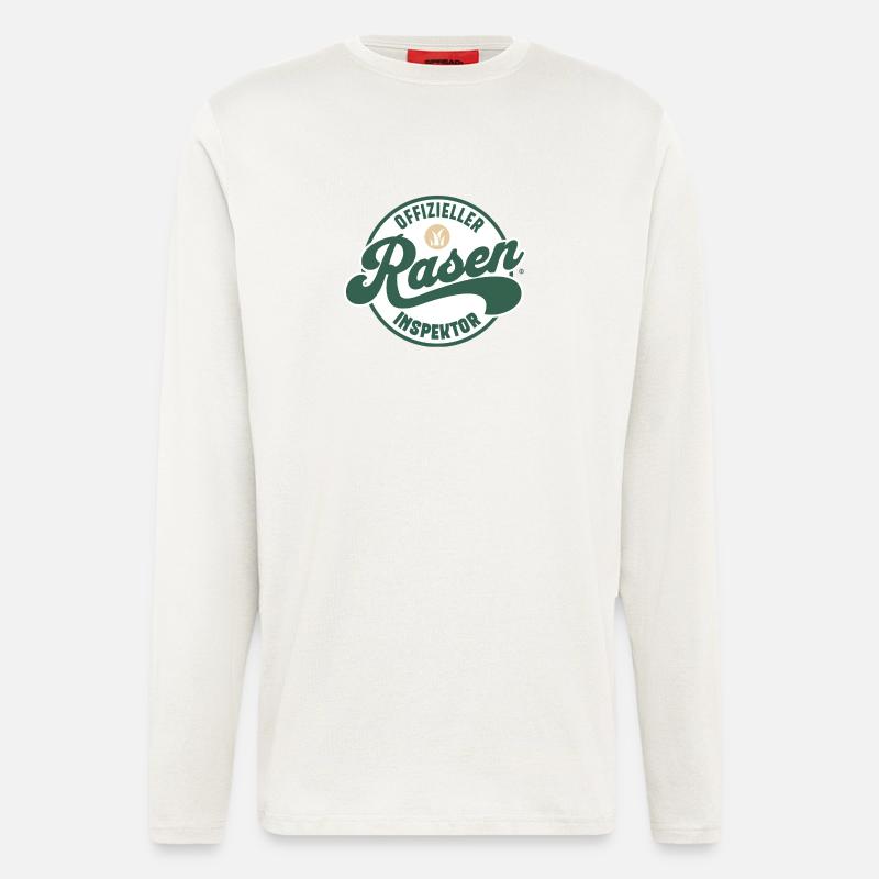 Offizieller Rasen Inspektor - Langarmshirt - made by SPREAD  - OFF WHITE