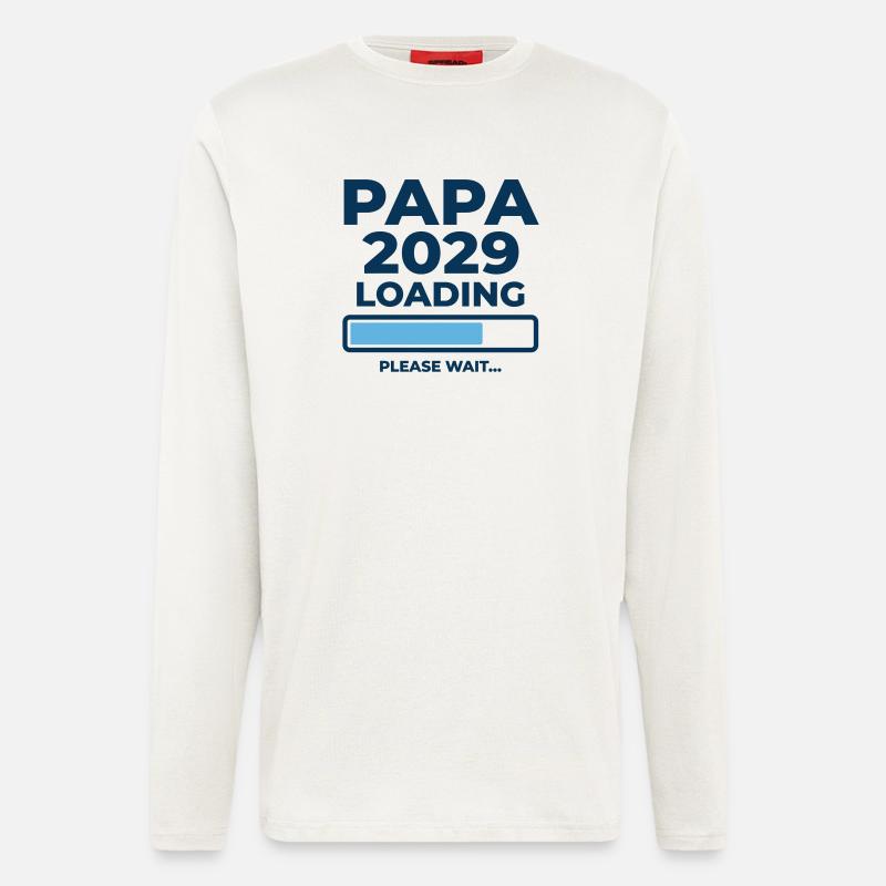 Darons zukünftiger Vater 2029 Progressive Loading - Langarmshirt - made by SPREAD  - OFF WHITE