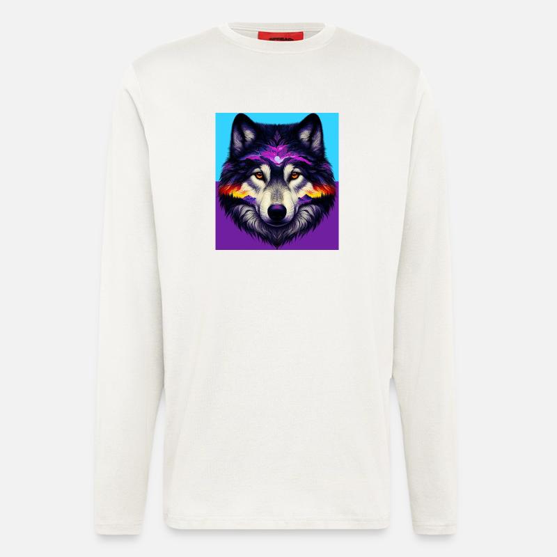 Wolf - Longsleeve - made by SPREAD  - OFF WHITE