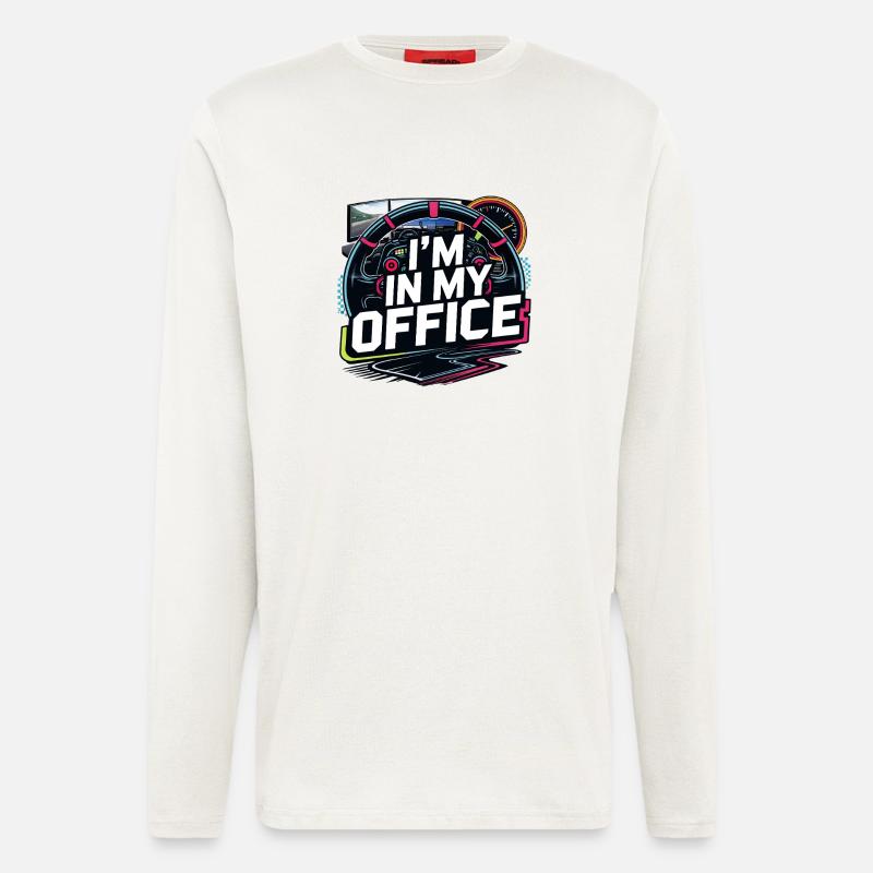 I'm in my office - Longsleeve - made by SPREAD  - OFF WHITE