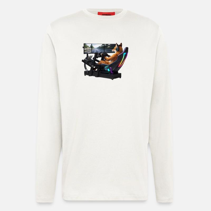Fuchs Sim Racing - Longsleeve - made by SPREAD  - OFF WHITE