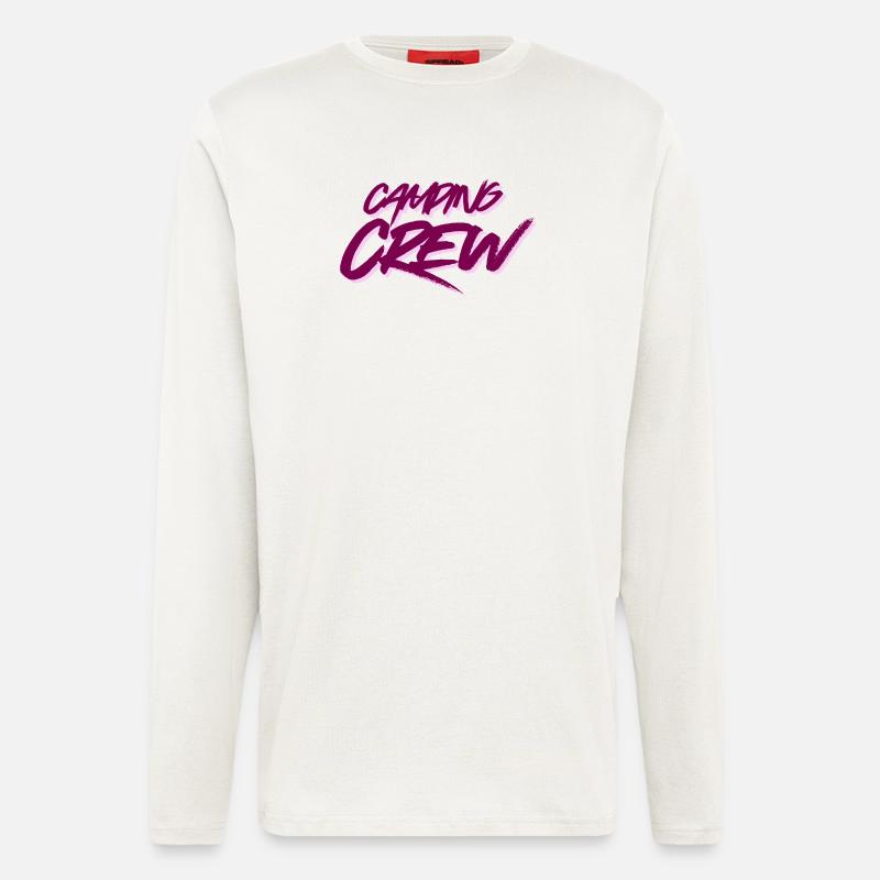 Camping Crew - Longsleeve - made by SPREAD  - OFF WHITE