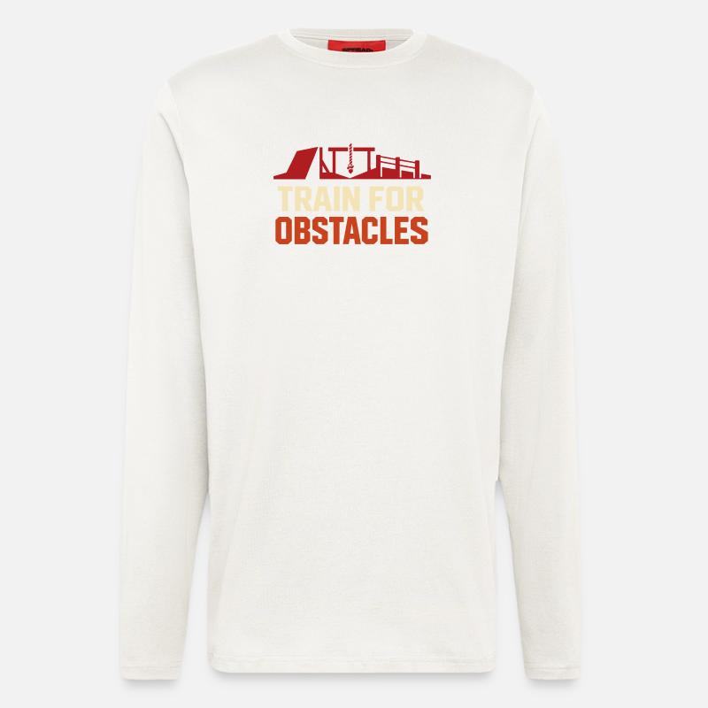Obstacle Course Racer Obstacle Course Ocr - Longsleeve - made by SPREAD  - OFF WHITE