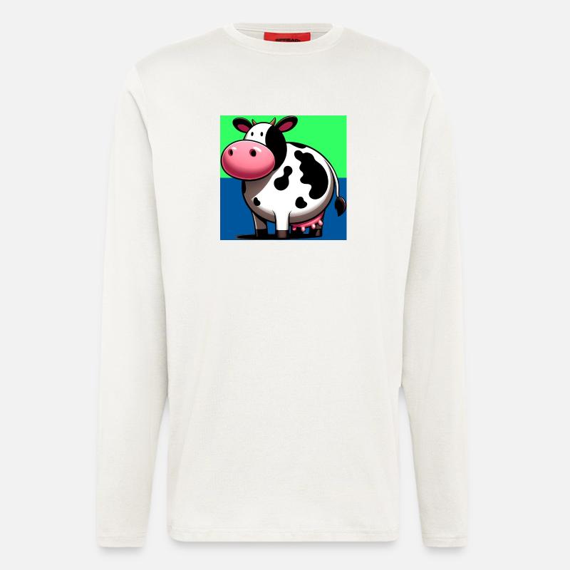 cow - Longsleeve - made by SPREAD  - OFF WHITE