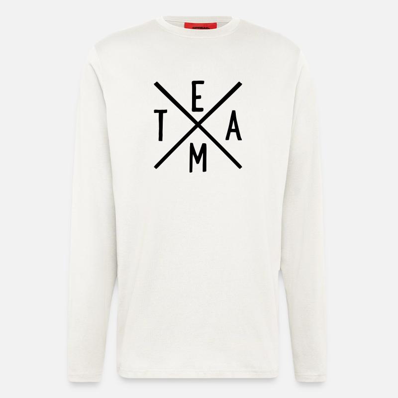 Team - Langarmshirt - made by SPREAD  - OFF WHITE