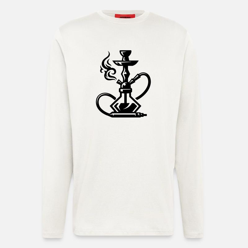 Shisha Hookah - Langarmshirt - made by SPREAD  - OFF WHITE