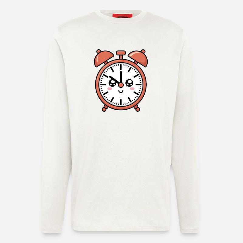 Wecker - Langarmshirt - made by SPREAD  - OFF WHITE