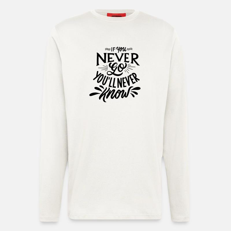 positive sentence - Longsleeve - made by SPREAD  - OFF WHITE