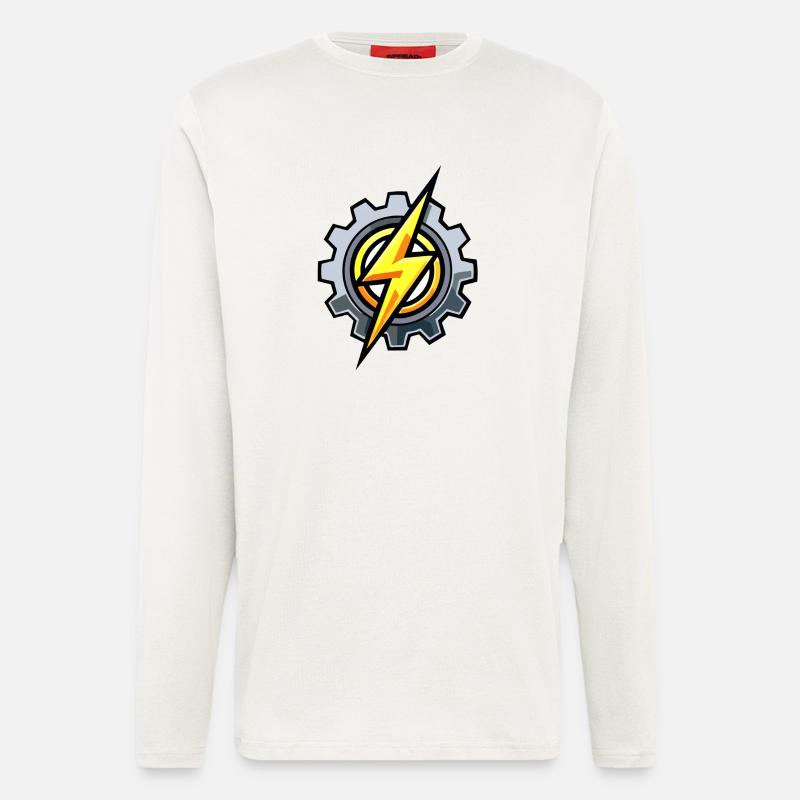 Gear Blitz – Electrical Engineering & Mechanics - Longsleeve - made by SPREAD  - OFF WHITE