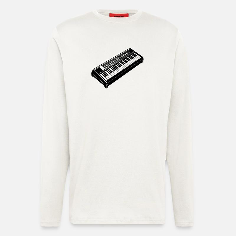 Electronic Keyboard - Longsleeve - made by SPREAD  - OFF WHITE