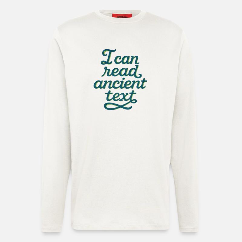 Antikes Script Tee - Langarmshirt - made by SPREAD  - OFF WHITE