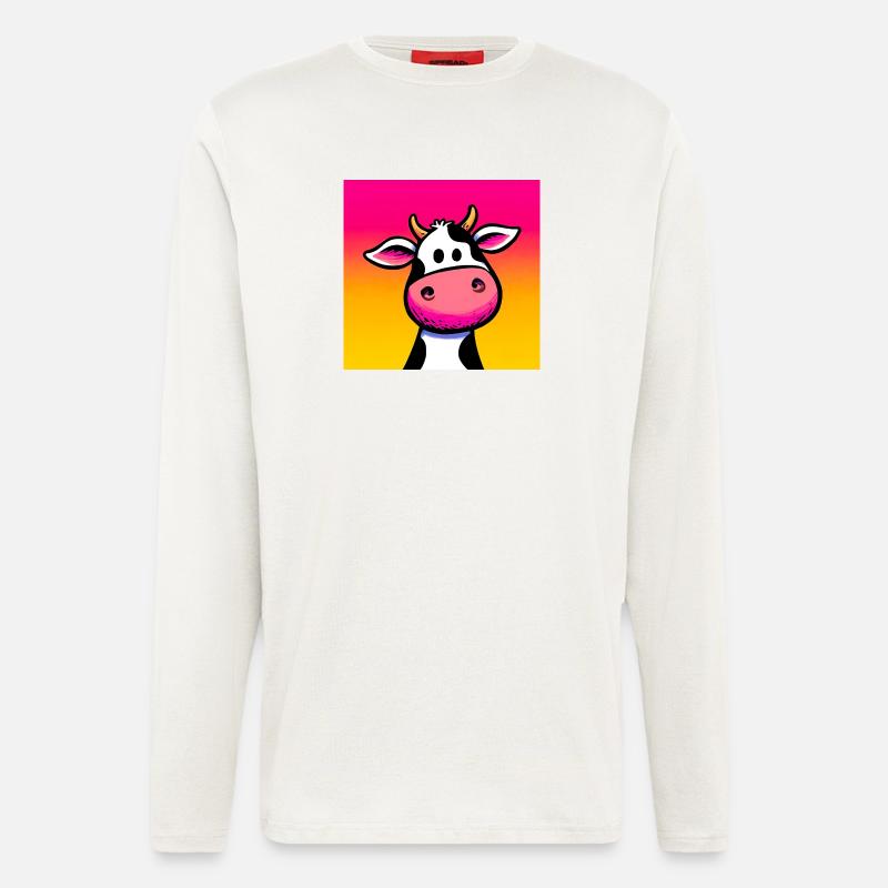 cow - Longsleeve - made by SPREAD  - OFF WHITE