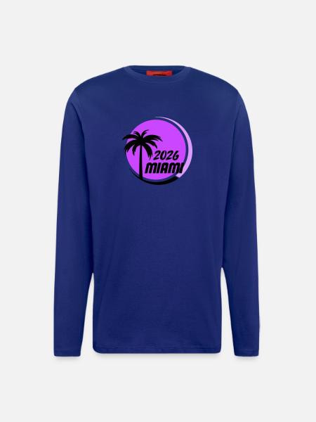 Miami Palm Trees Neon Logo - Longsleeve - made by SPREAD  - OFF WHITE