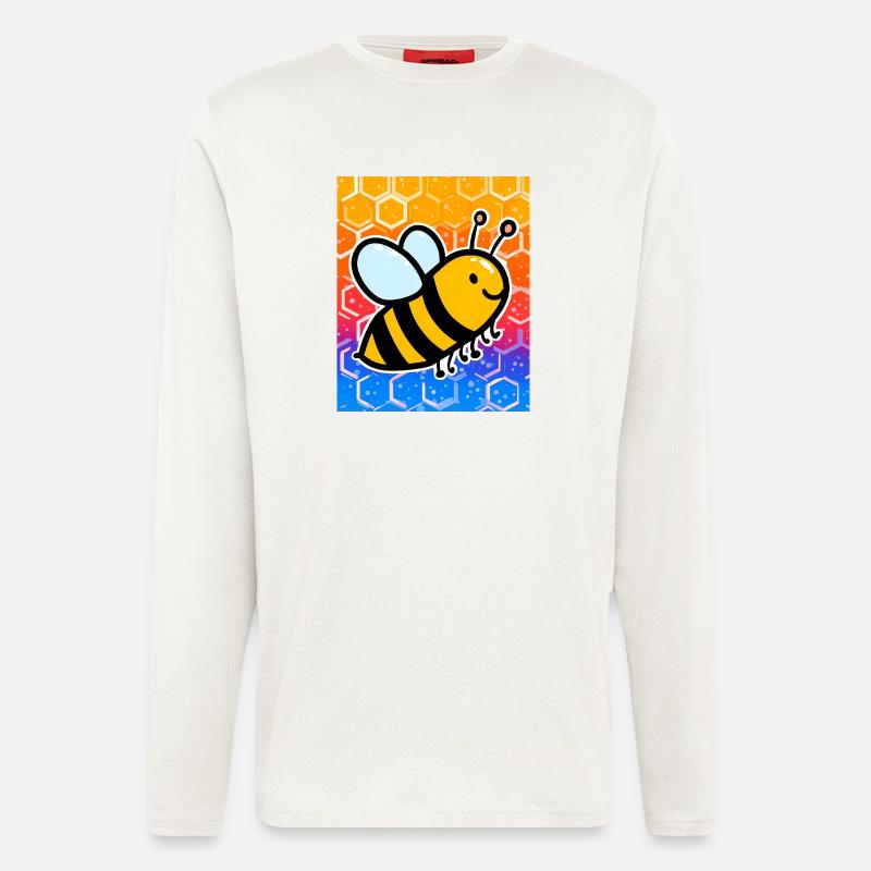 Biene - Langarmshirt - made by SPREAD  - OFF WHITE
