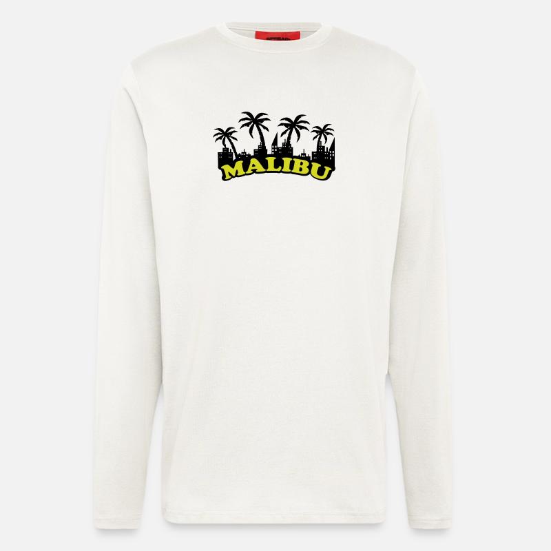 Malibu Skyline - Langarmshirt - made by SPREAD  - OFF WHITE